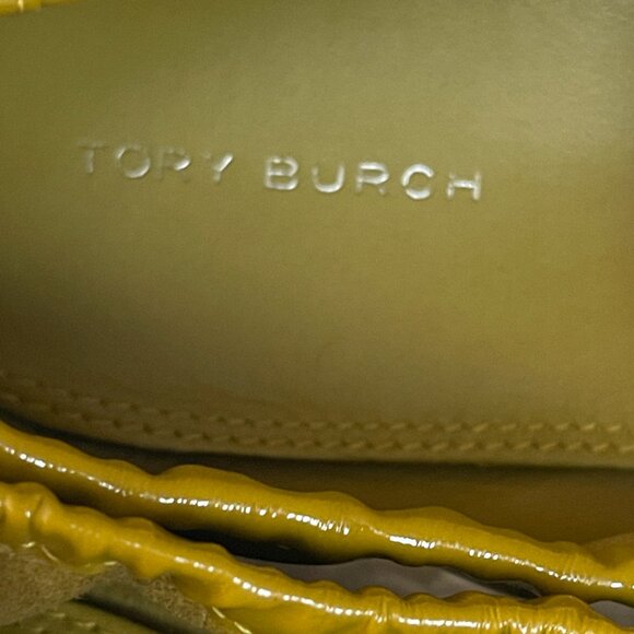 Tory Burch Ballet Loafer Mustard Patent Leather Size: 8 - Picture 10 of 16